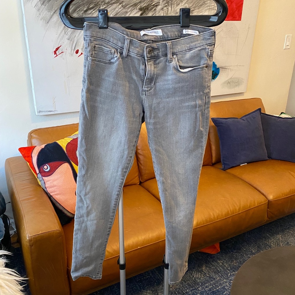 Banana Republic Grey skinny Jean